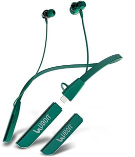 Ubon CL-35 Wireless Neckband | Extra Detachable Battery Magnetic ON/OFF Function Bluetooth