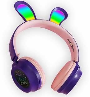Pick Ur Needs Wireless Bluetooth Headphone With Microphone Rabit Design Stereo HiFi Earphones Bluetooth & Wired