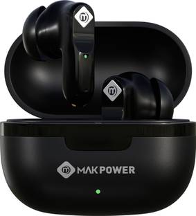 MAK POWER Music Gear TWS Touch Control HD Bass 48H Playtime Comfort-Fit Wireless Earbuds Bluetooth
