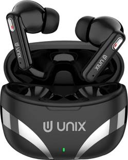 Unix Wireless Buds Wings with 40 hours Battery life & Quad Mic 13mm Driver Bluetooth