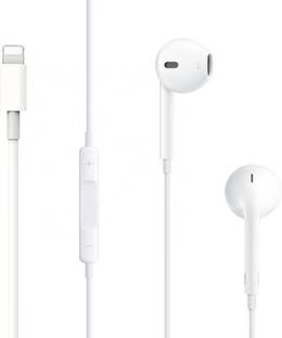 Muvit Lightning Stereo Headphones for iPhone 14 13 12 11 Pro Max X XS 8 Wired