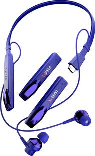 delphine Neckband with Dual Battery, 120hr Playtime,calling handsets Bluetooth Gaming