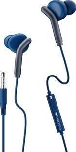 ZEBRONICS BRO With In-Line Mic 3.5mm Jack, 10mm drivers, Compatible for Phone/Tablet� Wired