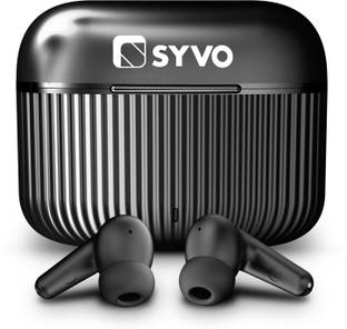 Syvo S40 TWS in Ear Earbuds with Upto 24H Case Battery, 4 Mic, 45ms Low Latency Bluetooth Gaming