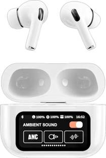 snowbudy A8 PRO Bluetooth Buds LCD full color smart display touch screen ANC Earbuds Bluetooth Gaming