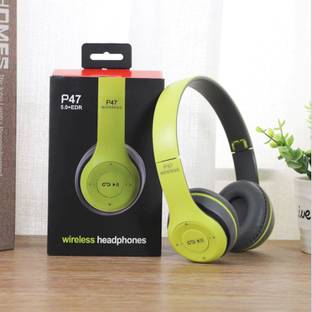 Worricow 2022 NEW P47 Wireless Over-ear Headphone Dynamic Thunder Bass Gaming Sports Bluetooth