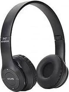YAROH P47_VP36_Bluetooth Wireless Headphone with Mic High Bass Clear Sound Bluetooth without Mic