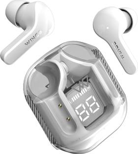 WINGS Phantom 345 with Low Latency 40ms, App Support, 50Hr Playtime, Quad ENC Mic Bluetooth