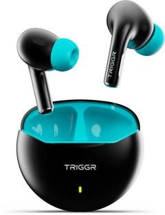 TRIGGR Rizz with 40H Playback, Spherical Design, 13mm Drivers, Rich Bass, Fast Charging Bluetooth