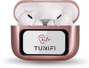 Tunifi LCD Pro True Wireless Noise Cancelling Earbuds, 6-Mic, Smart LCD Display Bluetooth