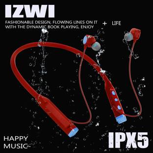 IZWI Bullets Wireless with Fast Charge, 40 Hrs Playtime, Earphones mic Headset Bluetooth Gaming