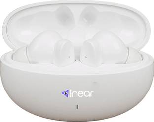 InEar True Wireless in-Ear Earbuds with Mic, Touch Control, Bluetooth 5.3 (White) Bluetooth without Mic