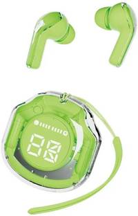 BOTIFY Ultrapods Pro Max Transparent Green Trending Truely wireless bluetooth BC 46 Bluetooth