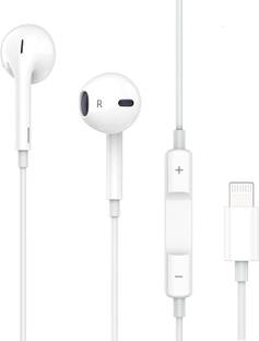 MARS iPhone Lightning Headphones for With inline controls stereo audio For iPhone Wired