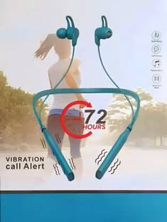 NICK JONES GM170 48 Hour Playtime,Vibration Alert,High Bass Bluetooth Neckband Bluetooth