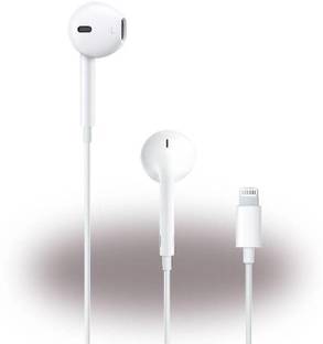 Muvit Genuine Original iPhone Earphones with Lightning Connector White-0. Wired