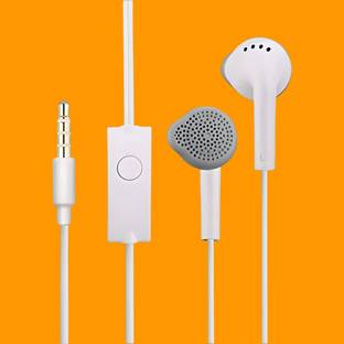 RSTEQ 100%ORIGINAL 3.5 mm S_A_M_S_U_N_G_MAHI107 White Headphone Deep Bass Earphone Wired Gaming