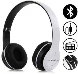 Techpunch COMFORTABLE EAR PADS WIRELESS HEADPHONE WITH AUX SUPPORT COMPATIBLE DEVICE. Bluetooth & Wired