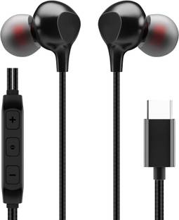 Kratos Thump Pro Type C Earphone with mic & In-Line Control, Type C Headphone Wired
