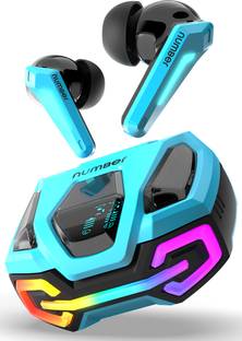 Number Super Buds GT M9 Gaming TWS Earbuds, 60Hr Playback, ANC, 4 Mic ENC, Dual Pairing Bluetooth