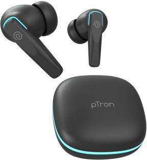 PTron Bassbuds Xcite - AI ENC 4 Mics, 50hrs Playback,Pristine Audio,40ms Low Latency Bluetooth