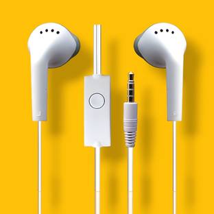 CABTRONICS mobile earphone j4 Wired Headset (White, In the Ear Wired Gaming
