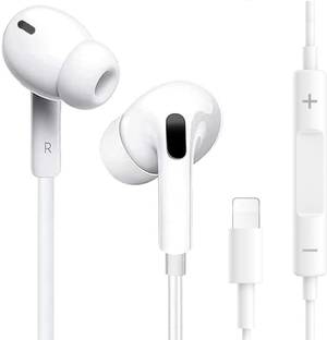 MARS Wired In Ear Earphones with mic for Calling and Music Compatible lightning Wired