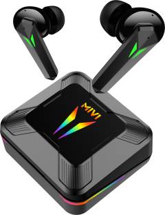 Mivi Commando X9 Earbuds, Dual RGB Lights, 35ms Low Latency Gaming, ENC, 72H Playtime Bluetooth Headset