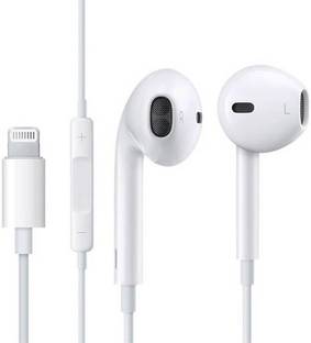 Muvit Lightning Wired Earphones - Volume Control, Mic, Wired Headset Wired