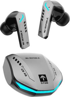 Nu Republic Cyberstud X8 TWS Earbud with 56hr Playtime, ENC Quad Mics & XBass®Technology Bluetooth