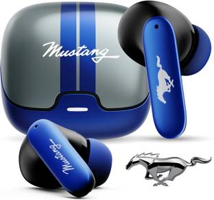 GOBOULT Mustang Dash with 100 Hrs Battery, App Support, Dual Pairing, 4 Mic ENC, 5.4v Bluetooth