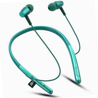 IZWI H700-Neckband Upto 48 hr High Bass Nice Sound HD Mic [Lite Green] Bluetooth Headset