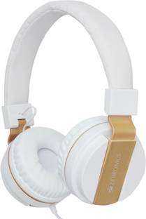 ZEBRONICS Zeb-Storm, In-Line Mic, 1.5 Meter Cable, 3.5mm Jack, Soft Cushion, 40mm Drivers Wired