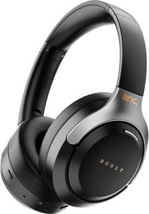 Boult Anchor ANC Calling, 72H Battery, Dual Pairing, Foldable Built, 40mm Driver, 5.4v Bluetooth & Wired
