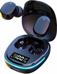 SWISS MILITARY Black Wireless Bluetooth Earbuds with Digital Display and Touch Control Bluetooth