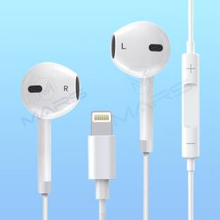 MARS iPhone Wired Headphones with Mic & Volume Control Wired