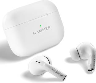 Hammer Aero Max ENC + ANC earbuds TWS with Clear Calling, 30Hrs Playtime Bluetooth