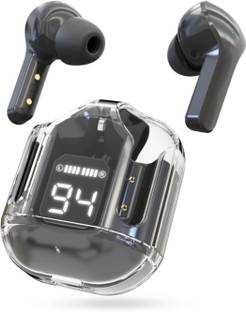 Fuziqra Ultra pods 4 Tws Transparent bluetooth headset earbuds Bluetooth