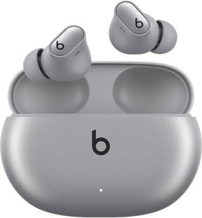 Beats Studio Buds + Silver with Active Noise Cancellation Bluetooth
