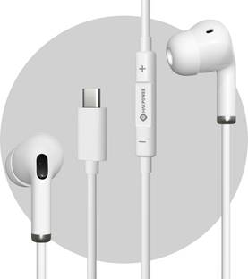 MAK POWER Type C Wired Earphone, Dynamic Audio, 120 cm Cable, Comfort Fit Inline Control Wired