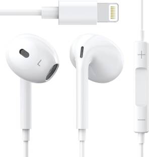 X88 Pro Earbuds Wired for iPhone Lightning Corded Headphones with Microphone Controller Wired