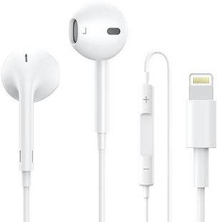 Vntex Wired Lightning EarPods in-Ear Headset for iPhone14/13/12/11/X/XR/XS/SE/8/7 Wired