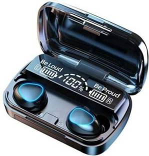 FRONY TWS M10 Bluetooth Charging Box Wireless Earbuds Waterproof with (Black) Bluetooth