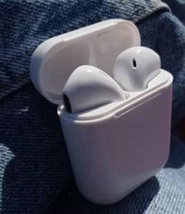 AJ HUB i12 Earbuds With Microphone Good Sound Quality And Bluetooth Headset- 46 Bluetooth