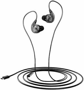 PTron Pride Bliss Type C IEM Earphone with HD mic, In-Line Controls & 1.2M Tangle Free Wired