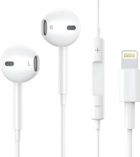 MARS Wired In-Ear Earphone With Lightning Connector, MFI certified - Mic Wired