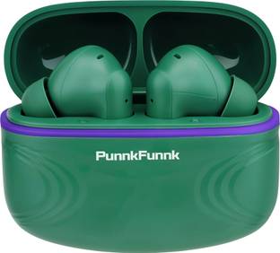 PunnkFunnk Fusion IV TWS Earbuds ANC Mode 40 Hrs Playback Time Blazzing Led Dual Mic Bluetooth