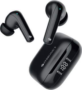 ZEBRONICS Zeb-Pods K2, Upto 40H Backup, Dual EQ Mode,Quad Mic ENC, 40ms Low Latency Gaming Bluetooth without Mic