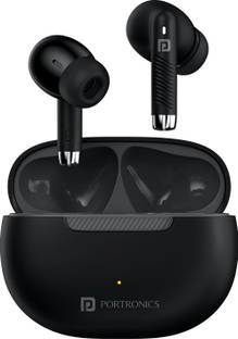 Portronics Harmonics Twins 32 in-Ear TWS Earbuds,HD Mic,30 Hours Playtime,Touch Control Bluetooth