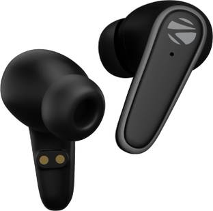 ZEBRONICS Zeb- PODS 1, TWS Earbuds, ENC, ANC, Touch Controls, Voice Assistant, SplashProof Bluetooth